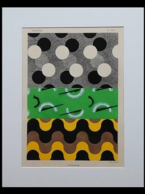 TCHIMOUKOW, POCHOIR ART DECO, ORNEMENTATION - 1929 - ART ABSTRAIT