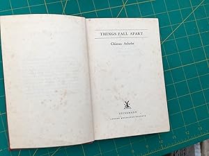 Things Fall Apart - 1958 FIRST HEINEMANN PRINTING