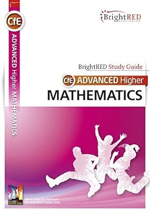 Seller image for CfE Advanced Higher Mathematics (Bright Red Study Guide) for sale by WeBuyBooks