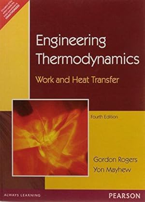 Bild des Verkufers fr Engineering Thermodynamics zum Verkauf von WeBuyBooks