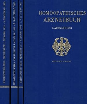 Homöopathisches Arzneibuch 1. Ausgabe 1978 und 1. Nachtrag 1981