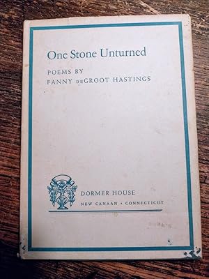 One Stone Unturned (Signed to Gwen Ffrangcon-Davies)