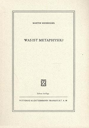 Bild des Verkufers fr Was ist Metaphysik? Hans Carossa zum siebzigsten Geburtstag zum Verkauf von Paderbuch e.Kfm. Inh. Ralf R. Eichmann