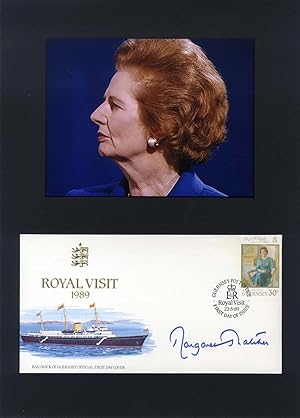 Margaret Hilda Thatcher Autograph | signed cards / album pages