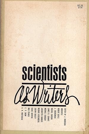 Imagen del vendedor de Scientists as Writers a la venta por A Cappella Books, Inc.