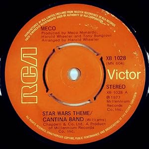 Imagen del vendedor de Star Wars Theme / Cantina Band / Funk [7" 45 rpm Single] a la venta por Kayleighbug Books, IOBA