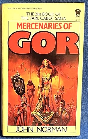 Seller image for Mercenaries of Gor; the 21st Book of Tarl Cabot Saga for sale by TNT ENTERPRIZES