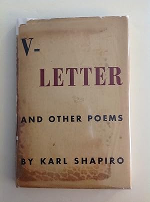 Seller image for V-Letter and other Poems for sale by The Bookery
