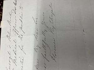 Original Autograph Letter Signed by Florence Nightingale, December 21, 1856, with Crimean War Con...