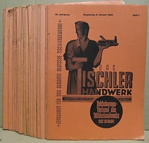 Das Tischlerhandwerk. 16. Jahrgang. Zeitschrift für das gesamte Deutsche Tischlerhandwerk.