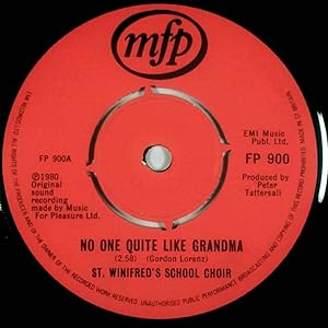 Immagine del venditore per No One Quite Like Grandma / Pinocchio [7" 45 rpm Single] venduto da Kayleighbug Books, IOBA