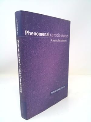 Bild des Verkufers fr Phenomenal Consciousness: A Naturalistic Theory zum Verkauf von ThriftBooksVintage