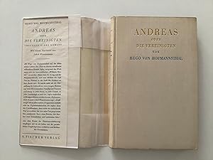 Seller image for Andreas oder Die Vereinigten. Fragmente eines Romans. Mit einem Nachwort von Jakob Wassermann. for sale by Michael Steinbach Rare Books