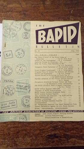 Image du vendeur pour The Bapip Bulletin No.49, July 1965 mis en vente par Tilly's Bookshop