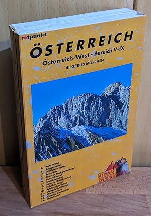 Alpines Sportklettern Österreich : Österreich-West - Bereich V - IX Mit Topoblätter.