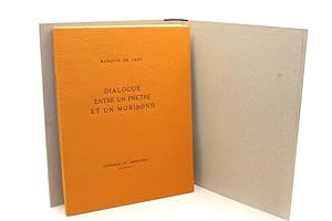 Image du vendeur pour Dialogue entre un prtre et un moribond publi pour la premire fois sur le manuscrit autographe indit mis en vente par Librairie Walden