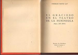 Bild des Verkufers fr EL GRACIOSO EN EL TEATRO DE LA PENINSULA (SIGLOS XVI-XVII). zum Verkauf von Books Never Die
