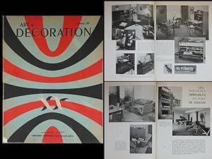 ART ET DECORATION n°21 1951 GUIDETTE CARBONELL, GASCOIN, HITIER, TOULON, PERRIAND