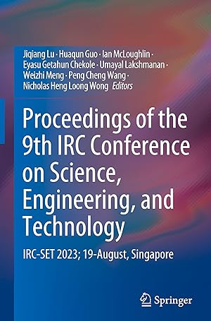 Bild des Verkufers fr Proceedings of the 9th IRC Conference on Science, Engineering, and Technology zum Verkauf von moluna
