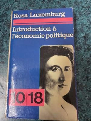 INTRODUCTION A L'ECONOMIE POLITIQUE