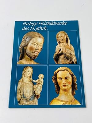 Bild des Verkufers fr Farbige Holzbildwerke des 14. Jahrhunderts zum Verkauf von BcherBirne