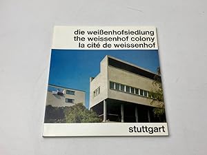 Imagen del vendedor de Die Weissenhofsiedlung Stuttgart a la venta por BcherBirne