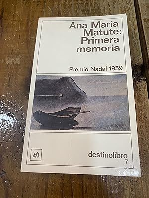 Seller image for Primera Memoria: Premio Nadal 1959 (Destinolibro 7) for sale by Trfico de Libros Lavapies