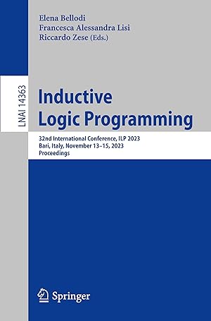 Imagen del vendedor de Inductive Logic Programming a la venta por moluna