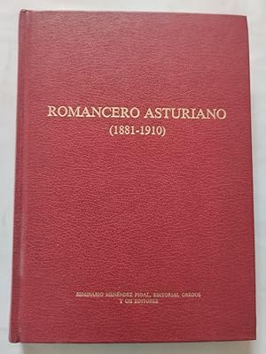 Imagen del vendedor de Romancero asturiano 1 (1881-1910) a la venta por Librera Ofisierra