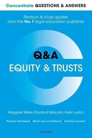 Bild des Verkufers fr Concentrate Questions and Answers Equity and Trusts: Law Q&A Revision and Study Guide (Concentrate Law Questions & Answers) zum Verkauf von WeBuyBooks