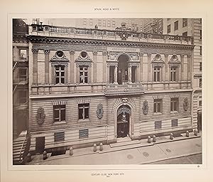 Seller image for Original Plate of the Century Club, New York, 1891; From A Monograph of the Work of Architecture of McKim, Mead & White, 1879-1915. for sale by William Chrisant & Sons, ABAA, ILAB. IOBA, ABA, Ephemera Society