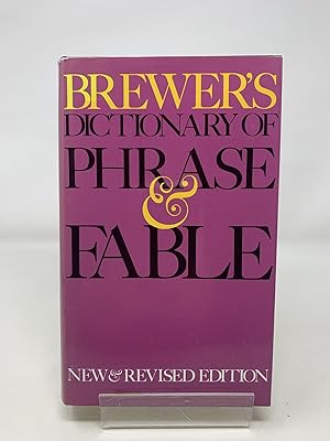 Seller image for Brewer's Dictionary Of Phrase And Fable for sale by Cambridge Recycled Books