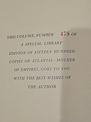 Seller image for Atlantis -- Mother of Empires for sale by Tangible Tales