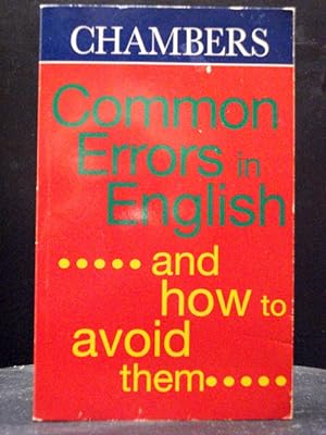 Chambers Common Errors in English