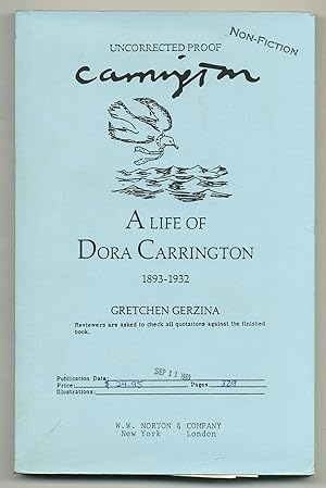 Bild des Verkufers fr Carrington: A Life of Dora Carrington 1893-1932 zum Verkauf von Between the Covers-Rare Books, Inc. ABAA