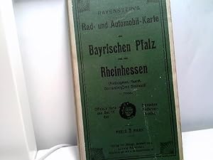 Ravensteins Rad- und Automobil-Karte der Bayrischen Pfalz und von Rheinhessen (Nordvogesen, Maard...