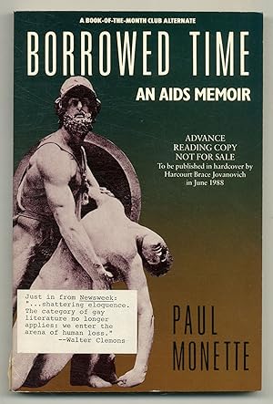 Imagen del vendedor de Borrowed Time: An AIDS Memoir a la venta por Between the Covers-Rare Books, Inc. ABAA