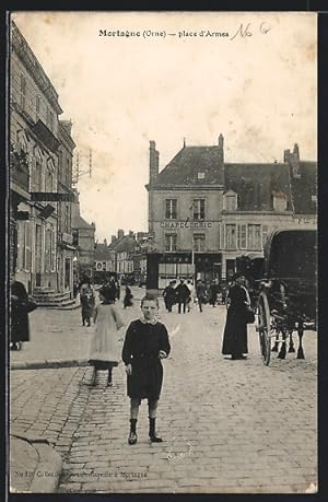 Carte postale Mortagne, Place d`Armes