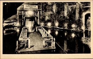 Ansichtskarte / Postkarte Wieliczka Groß Salze Polen, Grubensee in der Grotte Pilsudski