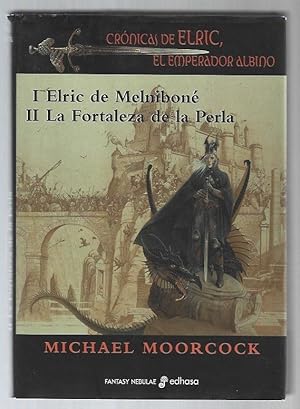 Imagen del vendedor de CRONICAS DE ELRIC, EL EMPERADOR ALBINO (I: ELRIC DE MELNIBONE / II: LA FORTALEZA DE LA PERLA) a la venta por Desvn del Libro / Desvan del Libro, SL