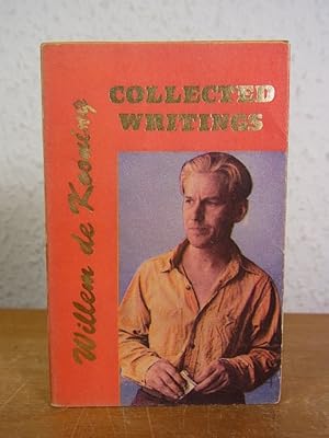 Image du vendeur pour The collected Writings of Willem de Kooning (Hanuman Books No. 14) mis en vente par Antiquariat Weber