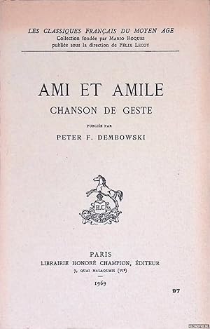 Seller image for Ami et Amile: chanson de geste for sale by Klondyke