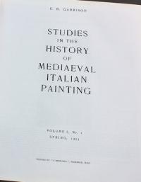 Seller image for Studies in the history of mediaeval Italian painting, 4 voll. for sale by Art&Libri Firenze