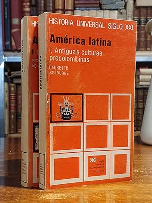 America Latina. 2 Volumenes. 1. Antiguas culturas precolombinas. 2. La epoca colonial