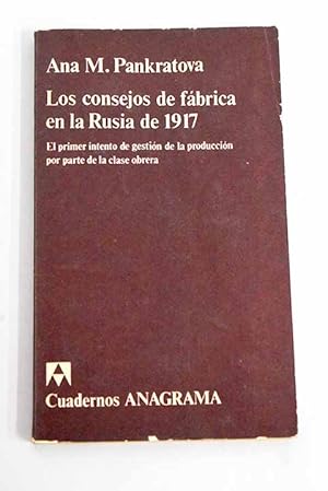 Seller image for Los consejos de fbrica en la Rusia de 1917 for sale by Alcan Libros