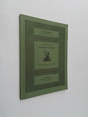 Sotheby's Catalogue of English Silver