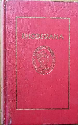 RHODESIANA SOCIETY Vol. 1, Nos. 1-8; 1956-1963