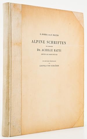 Bild des Verkufers fr Alpine Schriften. - zum Verkauf von Antiquariat Tautenhahn