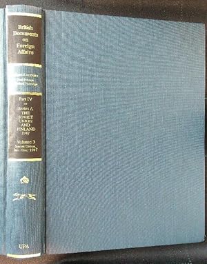 Seller image for British Documents on Foreign Affairs part IV Series A vol. 3 for sale by Librodifaccia