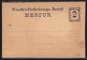 Ansichtskarte Private Stadtpost Privatbriefbeförderungs-Anstalt Mercur